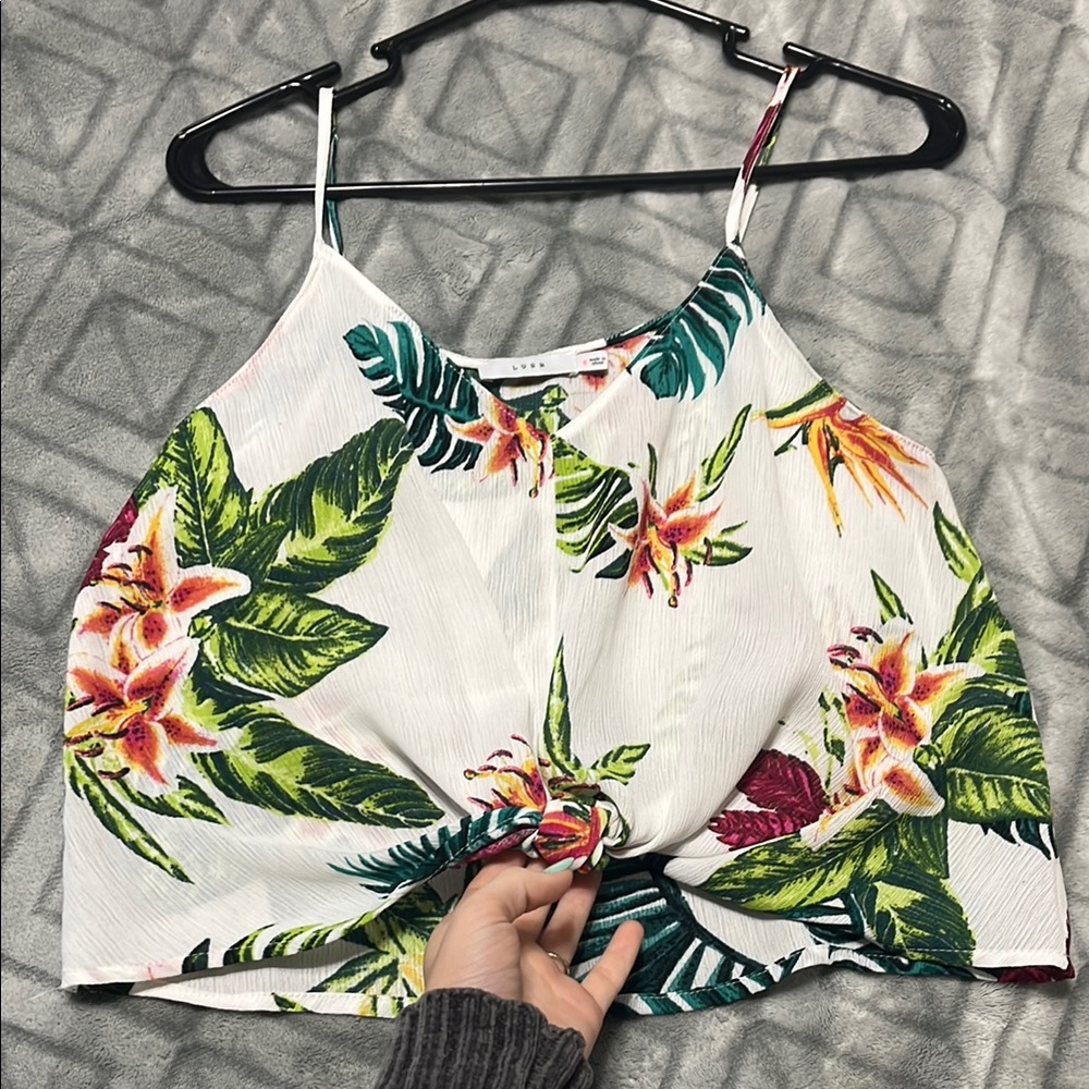 Floral Print Women's Top